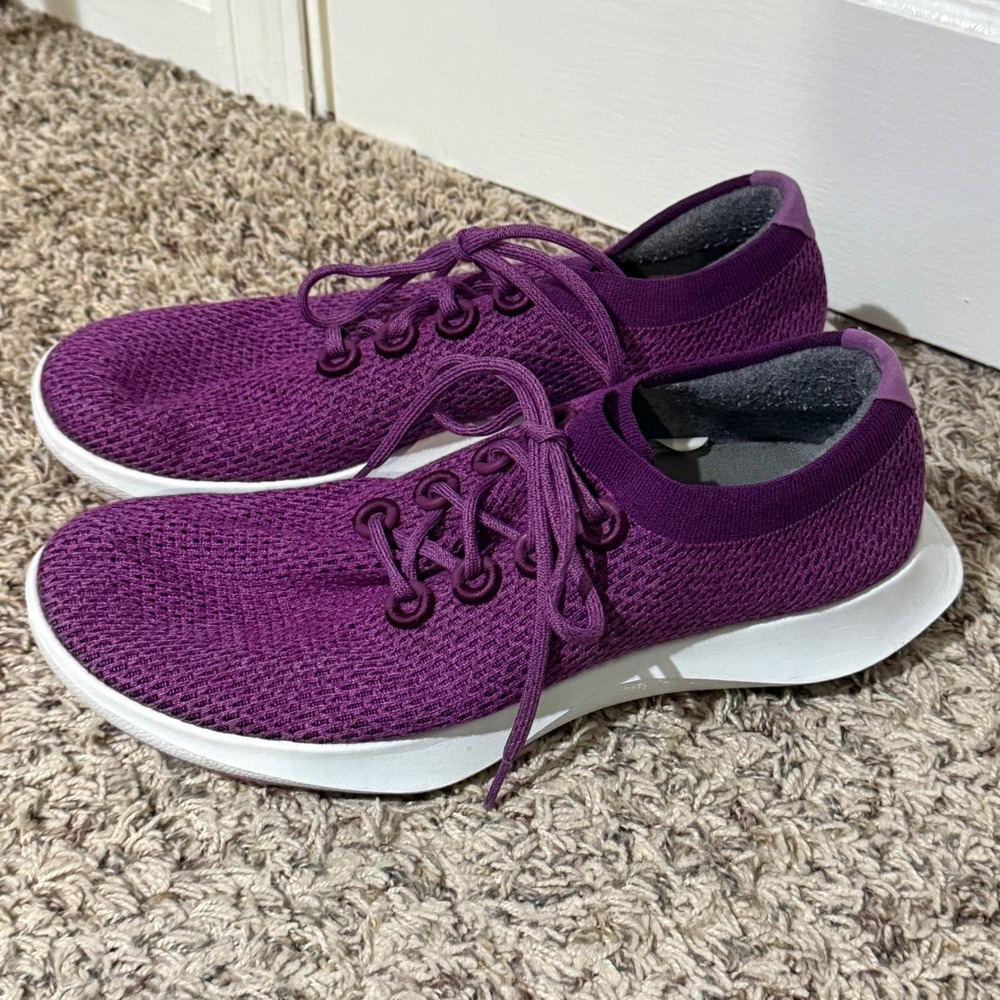 Allbirds Tree Dasher Purple Running Sneakers Mens Size 14 TD1M14